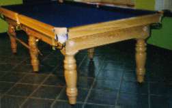 The Chalkwell snooker table