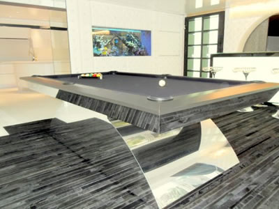 8ft  Olhausen Waterfall Special American Pool Table
