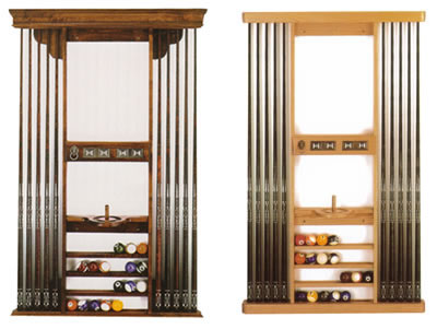 American Pool Table Cabinets and Cue Racks