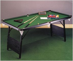 The Black Prince snooker table